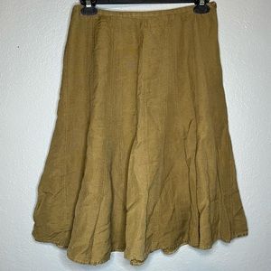 Larry Levine linen blend skirt sz 12